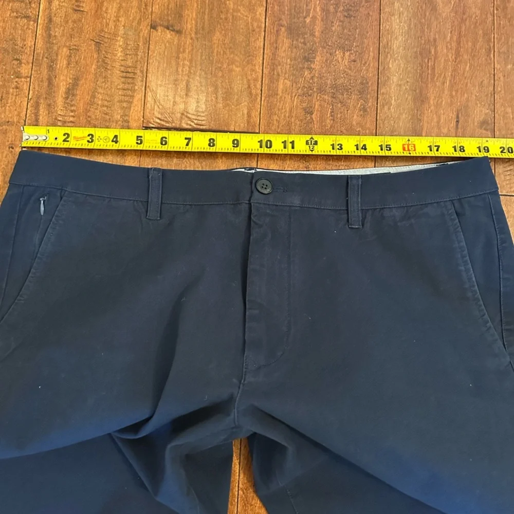 Bonobos Navy Blue Slim Tapered Fit Chinos Pants Sz 38x32 - Picture 7 of 12